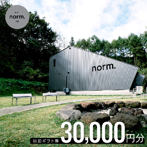 hotel norm. fuji 宿泊ギフト券(30,000円分) FBL001 902083 - 山梨県富士河口湖町