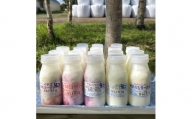 自分の好みを探せるのむヨーグルト18本セット　北海道大津牧場のしぼりたてミルクで作ったヨーグルト