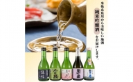 糸魚川の地酒　純米吟醸300ml×5本セット　ホタルイカ素干し付き