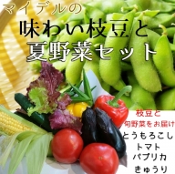 道の駅マイデルの味わい枝豆と夏野菜セット