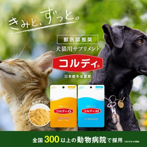 《定期便5ヶ月》犬 猫 ウサギ ペット用サプリメント(コルディM) 30g×1袋 5か月 5ヵ月 5カ月 5ケ月