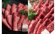 近江牛岡喜 極上焼肉用　厳選2種（赤身・霜降り）食べ比べセット