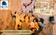 【日本三大鍾乳洞】龍河洞 冒険コース 《ペア入洞券》 チケット 体験 冒険 鍾乳洞 洞窟 地下 観光 歴史 自然