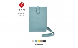 【ふるさと納税】豊岡鞄 lim ミニショルダー NU64-104 ブルー