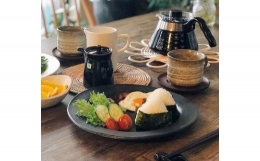 【ふるさと納税】信楽焼 陶（黒）パスタ皿 ワンプレート皿