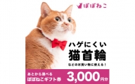ぽぽねこ ギフト券 3,000円分 （Eメールタイプ）デジタル商品券 オンラインショップ 電子マネー 猫 ネコ