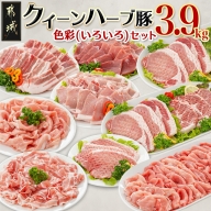 「クイーンハーブ豚」色彩(いろいろ)3.9kgセット_AD-2903