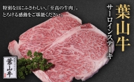 冨士屋牛肉店がお届けする【葉山牛】サーロインステーキ（約250g×2枚）