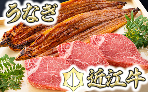 【これは豪華！】近江牛ヒレステーキ3枚＆うなぎ蒲焼2尾セット【D020U】 926371 - 滋賀県近江八幡市