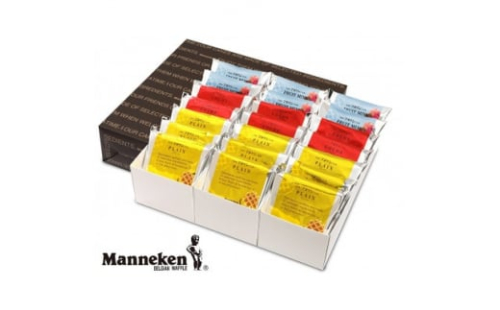 ＜夏季限定＞マネケン ベルギーワッフル 21個入ギフトセット 3種入り(TN21-PCFG)【1407190】