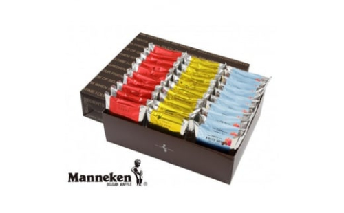 ＜夏季限定＞マネケン ベルギーワッフル 30個入ギフトセット 3種入り(TN30-PCFG)【1407194】