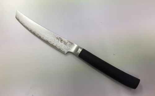 H40-32 志津刃物製作所：ダマスカスステーキナイフ「志津匠」 