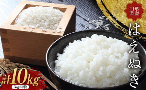山形県産 はえぬき 白米 10kg(5kg×2袋) F2Y-3494