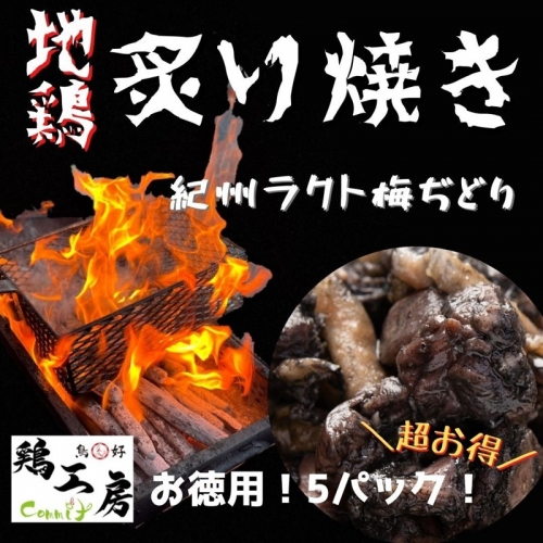 【炙り焼きシリーズ★地鶏】5ｐセット 930353 - 和歌山県御坊市