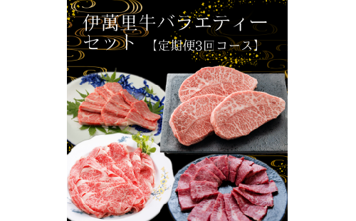 定期便　伊萬里牛バラエティーセット　３回便 J735