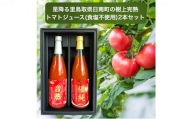 [№5667-0439]星降る里 鳥取県日南町のトマトジュース 食塩不使用 2種2本 セット