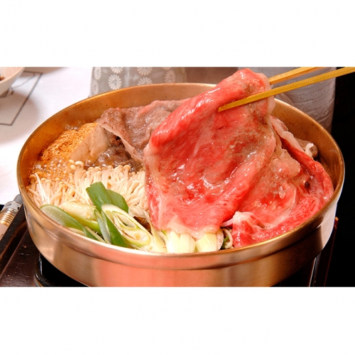 りんごで育った信州牛すき焼セット(特上ロース肉900g・すき焼たれ180ml×2)
