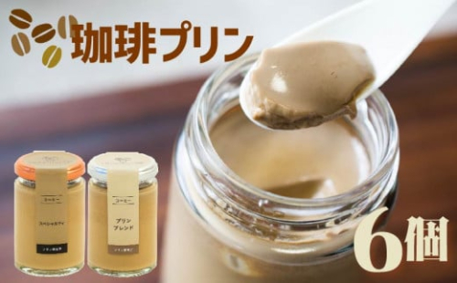 エスプレッソコーヒープリン 2種食べ比べ 6個セット 珈琲 プリン コーヒー エスプレッソ スイーツ デザート ご褒美 ギフト プレゼント 贈り物 贈答用 ブレンド ビター ブレンドコーヒー コーヒー豆 ソース バニラ チョコ チョコレート ラム ブランデー シナモン オレンジ ラズベリー マンゴー スペシャルティ プリン研究所 大阪府 松原市