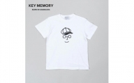 《1》【KEYMEMORY 鎌倉】キャスケットイラストTシャツ WHITE