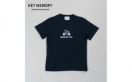 《0》【KEYMEMORY 鎌倉】ルート134イラストTシャツ NAVY