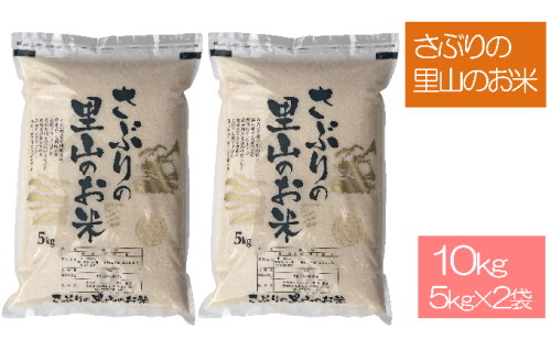 さぶりの里山のお米　コシヒカリとあきさかり食べくらべセット　10kg  93836 - 福井県おおい町