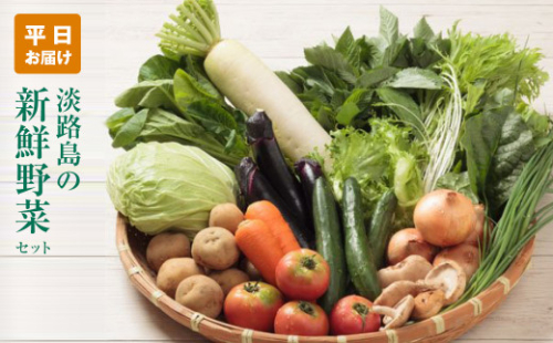 淡路島の新鮮野菜セット【平日お届け】　野菜セット 938553 - 兵庫県淡路市