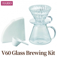 HARIO V60 ガラスのコーヒードリッパーセット「V60 Glass Brewing Kit」［S-VGBK-02-T］｜ハリオ 耐熱 ガラス 器 キッチン 日用品 キッチン用品 日本製 おしゃれ かわいい コーヒー ドリッパー ドリップ_BE29