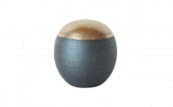伝統工芸 信楽焼の手元供養 分骨用ミニ骨壺 ふるさと 明星 球型 Mサイズ