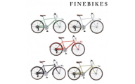 完成品でお届け！シティサイクル シマノ 7段変速 26インチ 24インチ SHIMANO 自転車  ファインバイク プリマス  FINEBIKES（FINE247/FINE267）【パールホワイト26インチ】