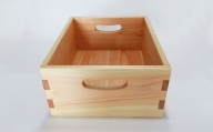 魅せる収納箱「ハッピーボックス」　Ole-22　／かわいい プレゼント こども 車 玄関 玩具 国産 ひのき 桧 木製 木 日本製 四万十ヒノキ