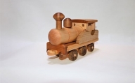 輝く機関車「陽太丸（ひなたまる）」　Ole-23　／かわいい プレゼント こども 車 玄関 玩具 国産 ひのき 桧 木製 木 日本製