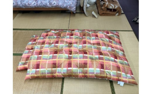 ふとん打ち直し　洋柄・格子柄　2枚組【CW108W】 944523 - 滋賀県近江八幡市