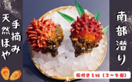 【殻付】南部潜りの手摘み天然ほや 1kg（3～5個）伝統 南部ダイバー 産地直送