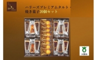 ハリーズプレミアム　タルト・焼き菓子２０個セット