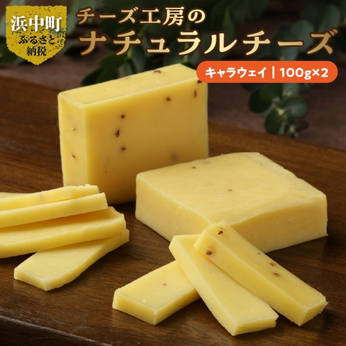 チーズ工房のナチュラルチーズ　キャラウェイ100g×２_H0003-007 948147 - 北海道浜中町