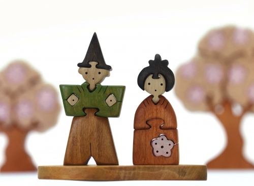 立ち雛（小）　木製パズル　ひな人形　プレゼント　かわいい 952753 - 大阪府河内長野市