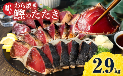 訳あり 鰹のたたき 2.9kg 数ブロックに小分け  955020 - 高知県土佐市