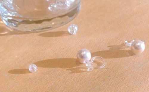 O-56アコヤ本真珠シリコンイヤリング 95542 - 三重県鳥羽市
