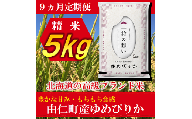 TT04　【9カ月定期】ゆめぴりか　5kg　計45kg