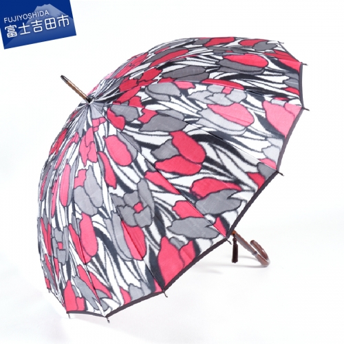 高級雨傘【チューリップ】赤色 959630 - 山梨県富士吉田市