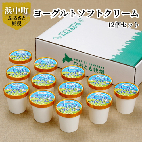 【おおともチーズ工房】ヨーグルトソフトクリーム12個セット_010203 960700 - 北海道浜中町