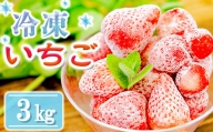 【数量限定】農家直送 南関町産 冷凍いちご(新品種すず) 3Kg