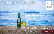 [№5341-0581]この瞬間だけの特別なビール！瀬戸内の離島から送る 季節のクラフトビール12本セット