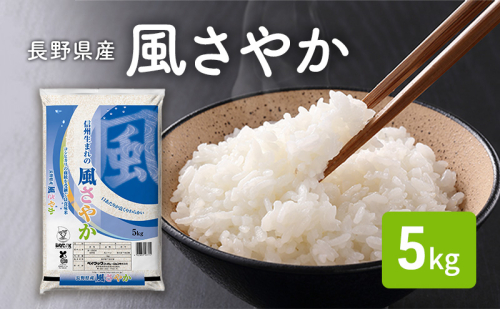 令和7年産 長野県産 風さやか 5kg お米  96295 - 長野県長野市