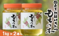 はちみつ 福岡県 特産 国産 天然 純はちみつ 1kg×2本 (たっぷり2kg) もちの木 ハチミツ 蜂蜜