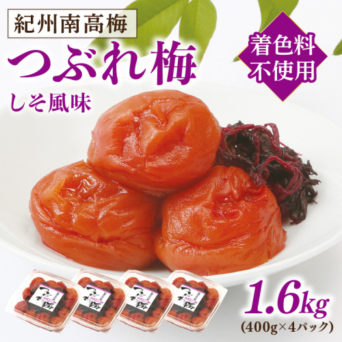 紀州南高梅つぶれ梅 しそ風味1.6kg 965667 - 和歌山県御坊市