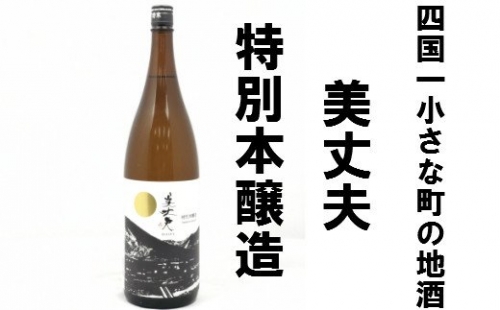 【四国一小さなまちの地酒】 美丈夫　特別本醸造 （一升瓶） 96734 - 高知県田野町