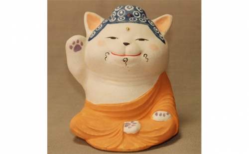 招き猫　ルシャニャ　小 96877 - 奈良県王寺町