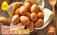 【全3回】菊ちゃんのたまご(特級卵)定期便 042-17