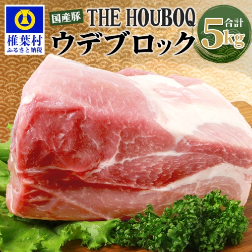 HB-123 THE HOUBOQ 豚ウデブロック【合計5Kg】【好きな量を好きなだけ使えて便利】 970314 - 宮崎県椎葉村